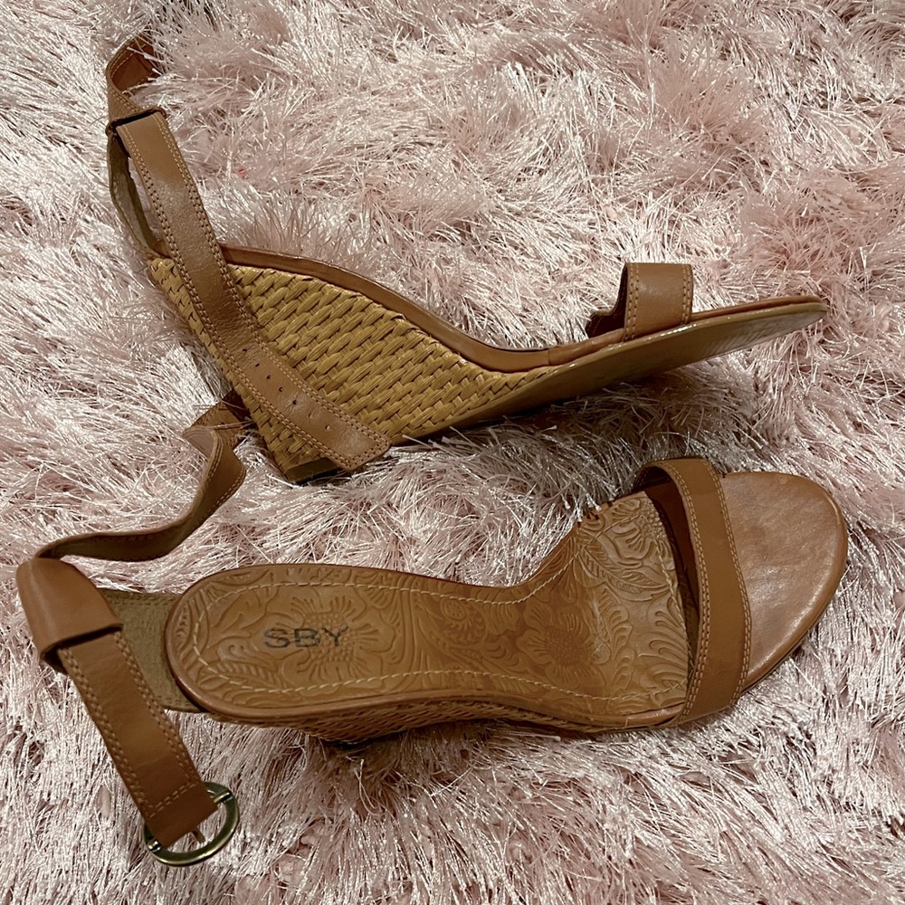 Brown Wedge Heel